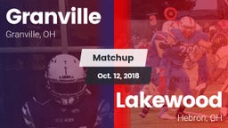 Matchup: Granville vs. Lakewood  2018