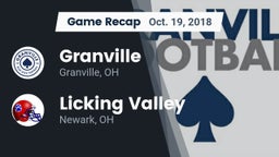 Recap: Granville  vs. Licking Valley  2018