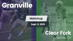 Matchup: Granville vs. Clear Fork  2019