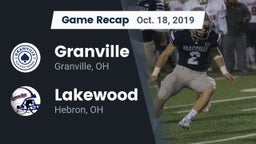 Recap: Granville  vs. Lakewood  2019