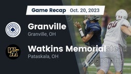 Recap: Granville  vs. Watkins Memorial  2023