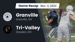 Recap: Granville  vs. Tri-Valley  2023