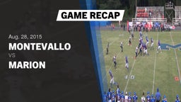 Recap: Montevallo  vs. Marion 2015