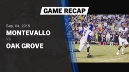 Recap: Montevallo  vs. Oak Grove  2015