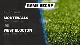 Recap: Montevallo  vs. West Blocton  2016