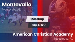Matchup: Montevallo High vs. American Christian Academy  2017