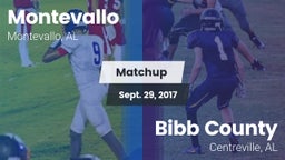 Matchup: Montevallo High vs. Bibb County  2017