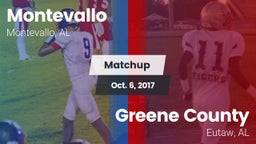 Matchup: Montevallo High vs. Greene County  2017