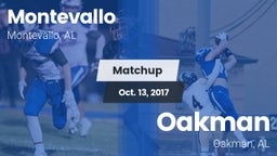 Matchup: Montevallo High vs. Oakman  2017