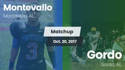 Matchup: Montevallo High vs. Gordo  2017