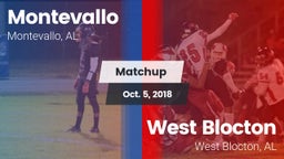 Matchup: Montevallo High vs. West Blocton  2018