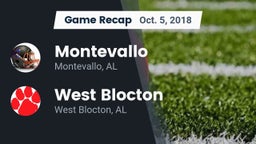 Recap: Montevallo  vs. West Blocton  2018