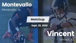 Matchup: Montevallo High vs. Vincent  2020
