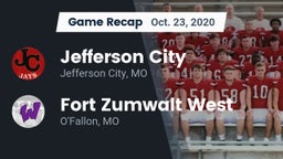 Recap: Jefferson City  vs. Fort Zumwalt West  2020