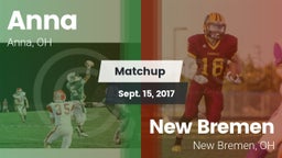 Matchup: Anna  vs. New Bremen  2017