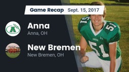Recap: Anna  vs. New Bremen  2017
