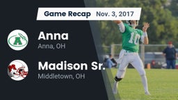 Recap: Anna  vs. Madison Sr.  2017