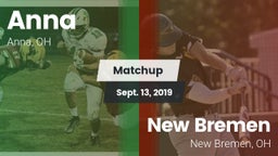 Matchup: Anna  vs. New Bremen  2019