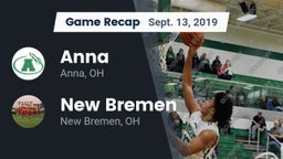 Recap: Anna  vs. New Bremen  2019