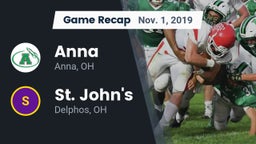 Recap: Anna  vs. St. John's  2019