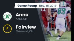 Recap: Anna  vs. Fairview  2019