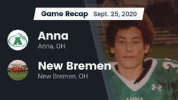 Recap: Anna  vs. New Bremen  2020