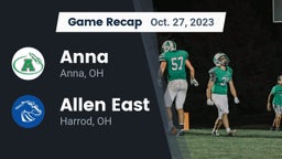 Recap: Anna  vs. Allen East  2023