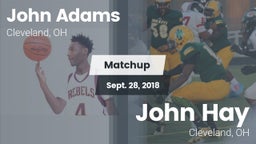 Matchup: John Adams High vs. John Hay  2018