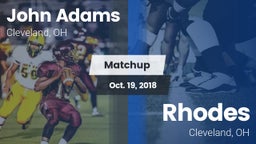 Matchup: John Adams High vs. Rhodes  2018