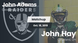 Matchup: John Adams High vs. John Hay  2019