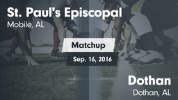 Matchup: St. Paul's vs. Dothan  2016