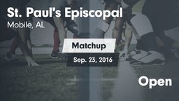 Matchup: St. Paul's vs. Open 2016