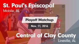 Matchup: St. Paul's vs. Central  of Clay County 2016