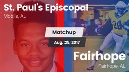 Matchup: St. Paul's vs. Fairhope  2017