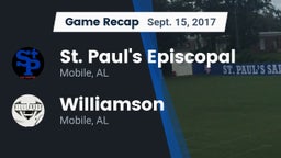 Recap: St. Paul's Episcopal  vs. Williamson  2017