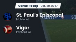 Recap: St. Paul's Episcopal  vs. Vigor  2017