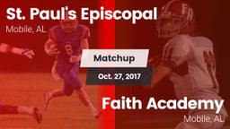 Matchup: St. Paul's vs. Faith Academy  2017