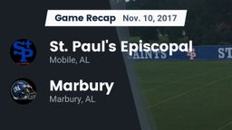 Recap: St. Paul's Episcopal  vs. Marbury  2017