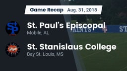 Recap: St. Paul's Episcopal  vs. St. Stanislaus College 2018