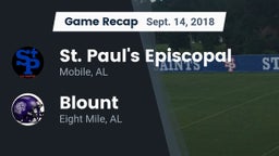 Recap: St. Paul's Episcopal  vs. Blount  2018