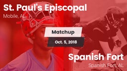 Matchup: St. Paul's vs. Spanish Fort  2018