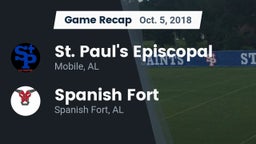 Recap: St. Paul's Episcopal  vs. Spanish Fort  2018
