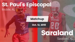 Matchup: St. Paul's vs. Saraland  2018