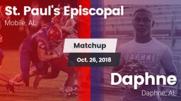 Matchup: St. Paul's vs. Daphne  2018