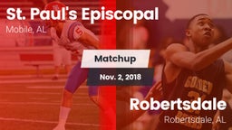 Matchup: St. Paul's vs. Robertsdale  2018