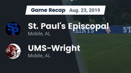 Recap: St. Paul's Episcopal  vs. UMS-Wright  2019