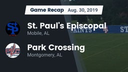 Recap: St. Paul's Episcopal  vs. Park Crossing  2019