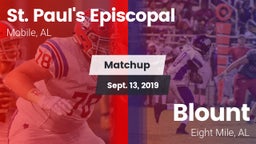 Matchup: St. Paul's vs. Blount  2019