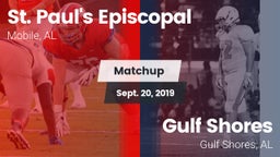 Matchup: St. Paul's vs. Gulf Shores  2019