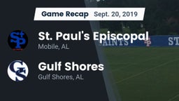 Recap: St. Paul's Episcopal  vs. Gulf Shores  2019